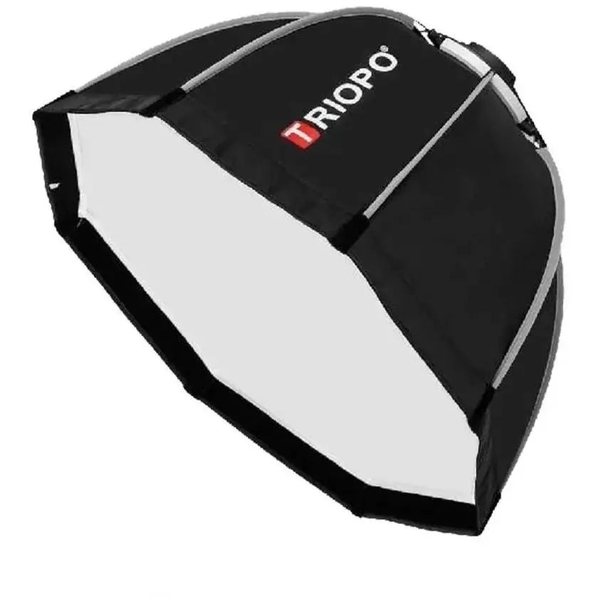 Triopo Softbox 21,6 pollici/55 cm con griglia a nido d'ape, Softbox fotografico con ombrello ottagonale per Godox V860 V850 TT600 TT685 YN560 III IV JY-680A, ecc. Flash Speedlite Soft Box (KS2-55 Triopo Softbox 21,6 pollici/55 cm con griglia a nido d'ape, Softbox fotografico con ombrello ottagonale per Godox V860 V850 TT600 TT685 YN560 III IV JY-680A, ecc. Flash Speedlite Soft Box (KS2-55