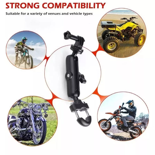 Soporte Tipo Ram Alta Calidad Motowolf Abrazadera Para Tubos - LA BOUTIQUE FOTOGRAFICA ACCESORIOS CAMARA DE ACCION LA BOUTIQUE FOTOGRAFICA