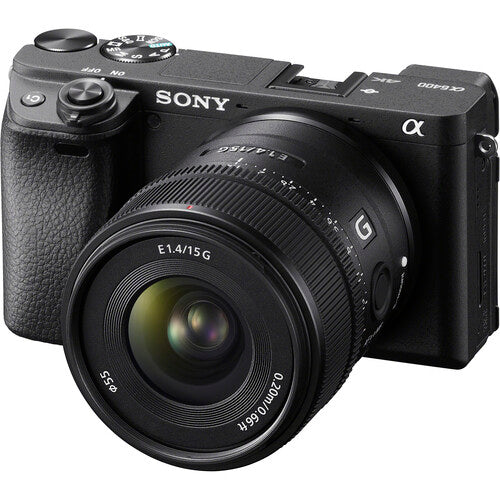 Lente Sony E 15 mm f/1,4 G