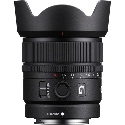 Lente Sony E 15 mm f/1,4 G