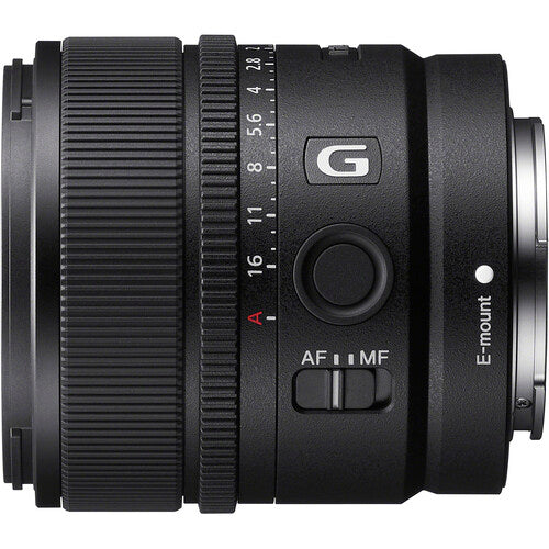 Lente Sony E 15 mm f/1,4 G