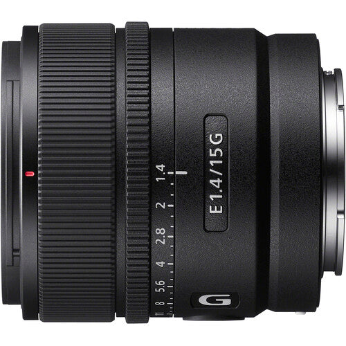 Lente Sony E 15 mm f/1,4 G