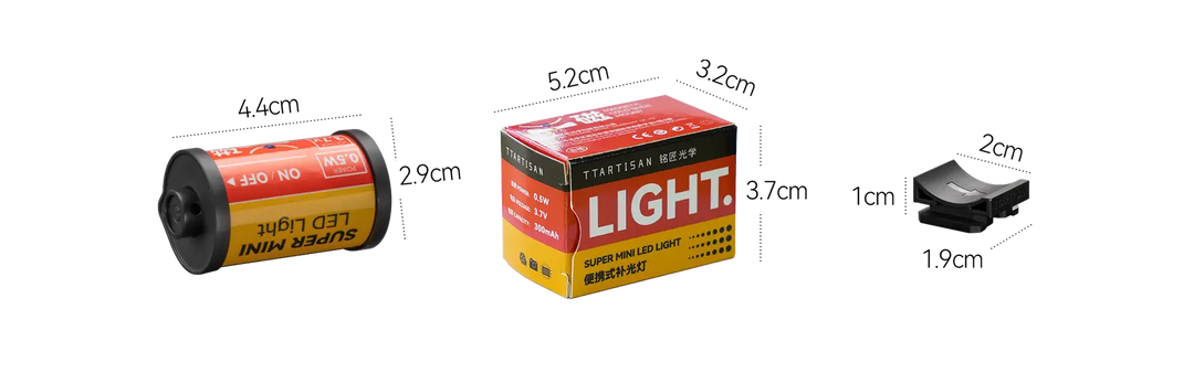 Mini Luz Led Bicolor Recargable 0.5W Ttiartisan Led Light