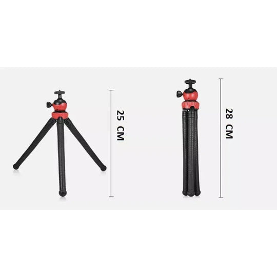 Trípode Flexible Pulpo Para Celular Cámara+ Soporte Celular