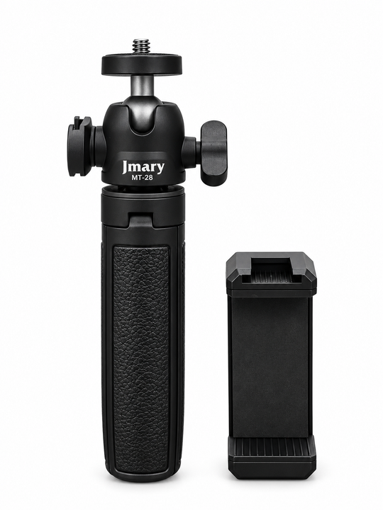 Mini Tripode Para Celular Con Rotula Bola 360°+ SOPORTE JMARY MT-28