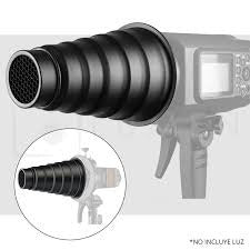 SNOOT O CONO PARA LAMPARAS MONTURA BOWENS SN01 GODOX