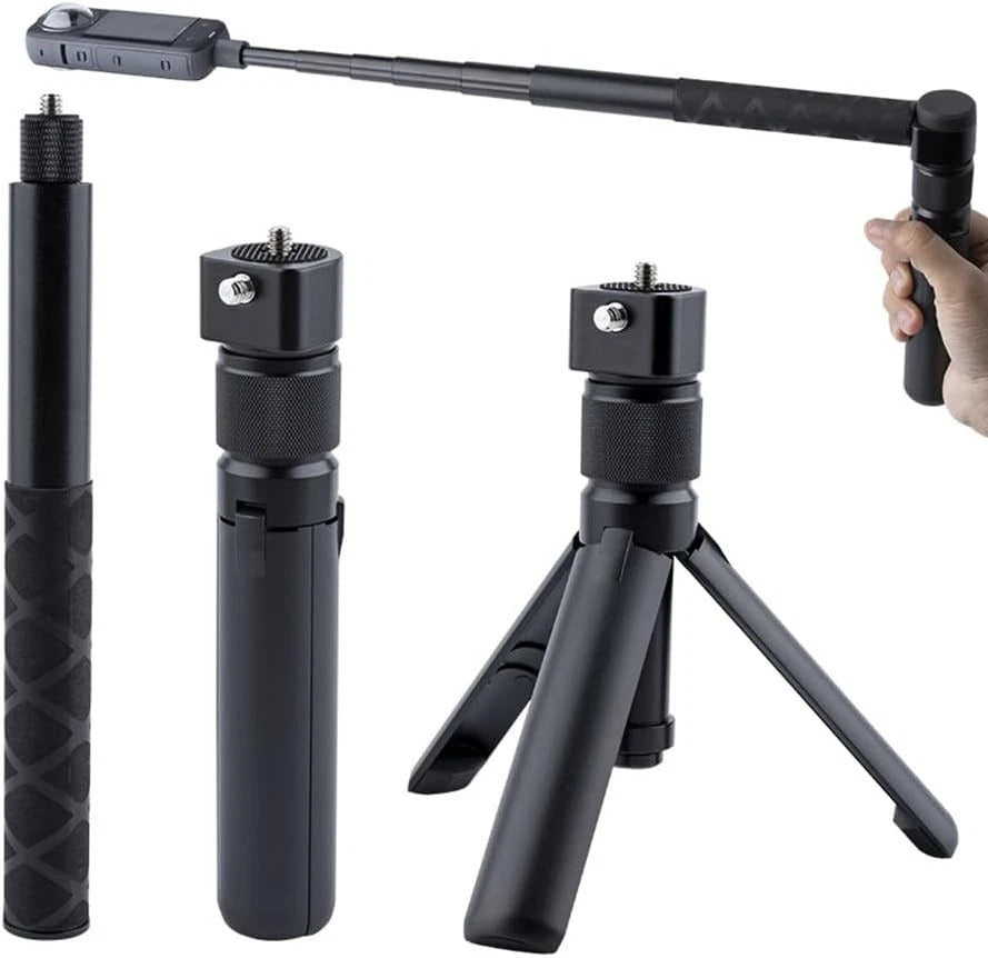 ACC GOPRO MONOPOD GIRATORIO 1.20CM + MINI TRIPODE 320-40