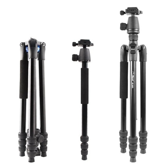 TRIPODE PARA CAMARAS ALEACION ALUMINIO 1,64CM NEST NT-653