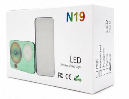 LAMPARA LED BICOLOR MAGNETICA 10W PARA TELEFONO N19
