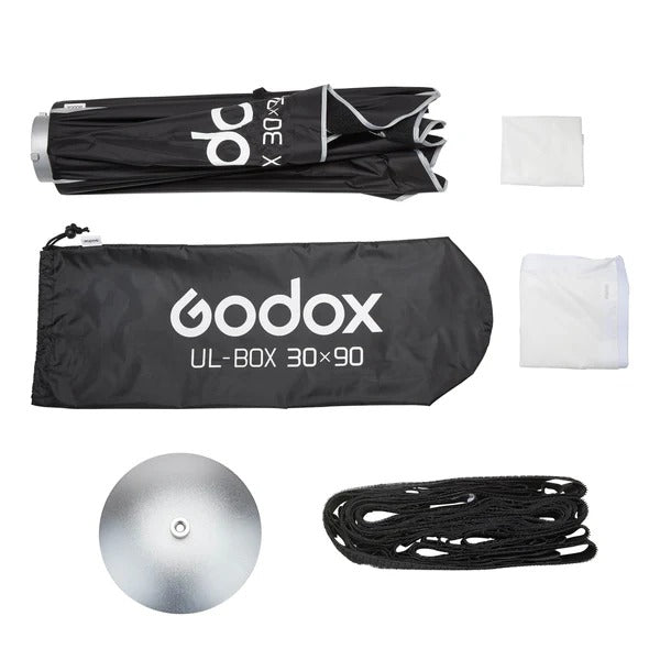 SOFTBOX ARMADO RAPIDO 30X90CM BOWENS+GRID GODOX UL-BOX30X90