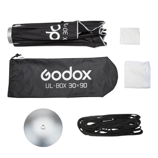 SOFTBOX ARMADO RAPIDO 30X90CM BOWENS+GRID GODOX UL-BOX30X90