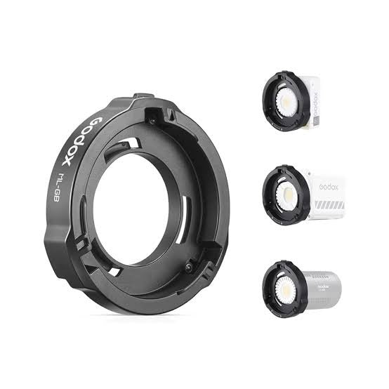 ADAPTADOR MINI ML A BOWENS PARA FLASH Y LAMPARAS GODOX ML-GB
