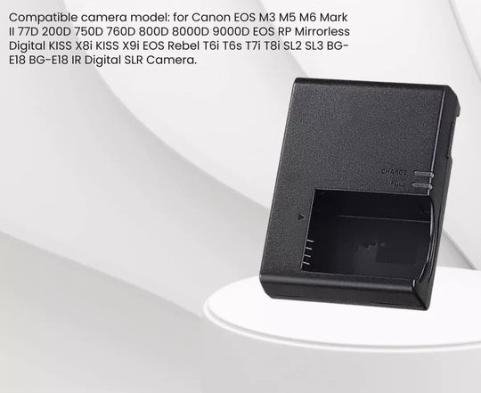 Cargador LC-E17 Para Canon EOS M3 M5 M6 77D 200D 750D 760D 800D 8000D 9000D Rebel T6s T6i T7i SL2 SL3 Kiss X8i EOS M6 Mark II bateria LP-E17