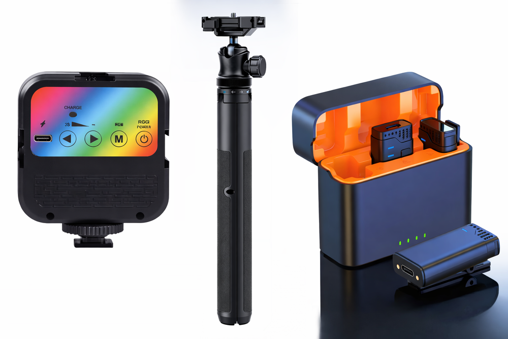 Kit De Iluminacion,Audio Y Soporte Para Creadores