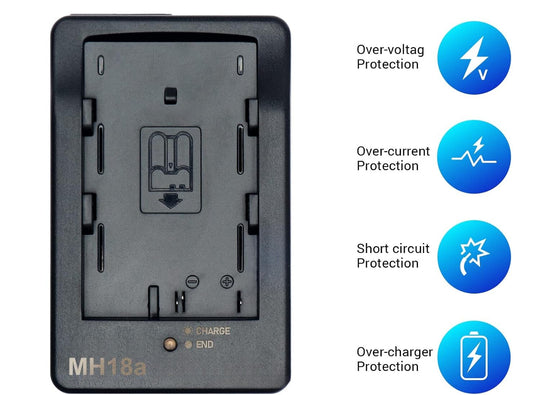 Cargador MH-18A Para Nikon EN-EL3 D50 D70 D90 D100 D200 D700