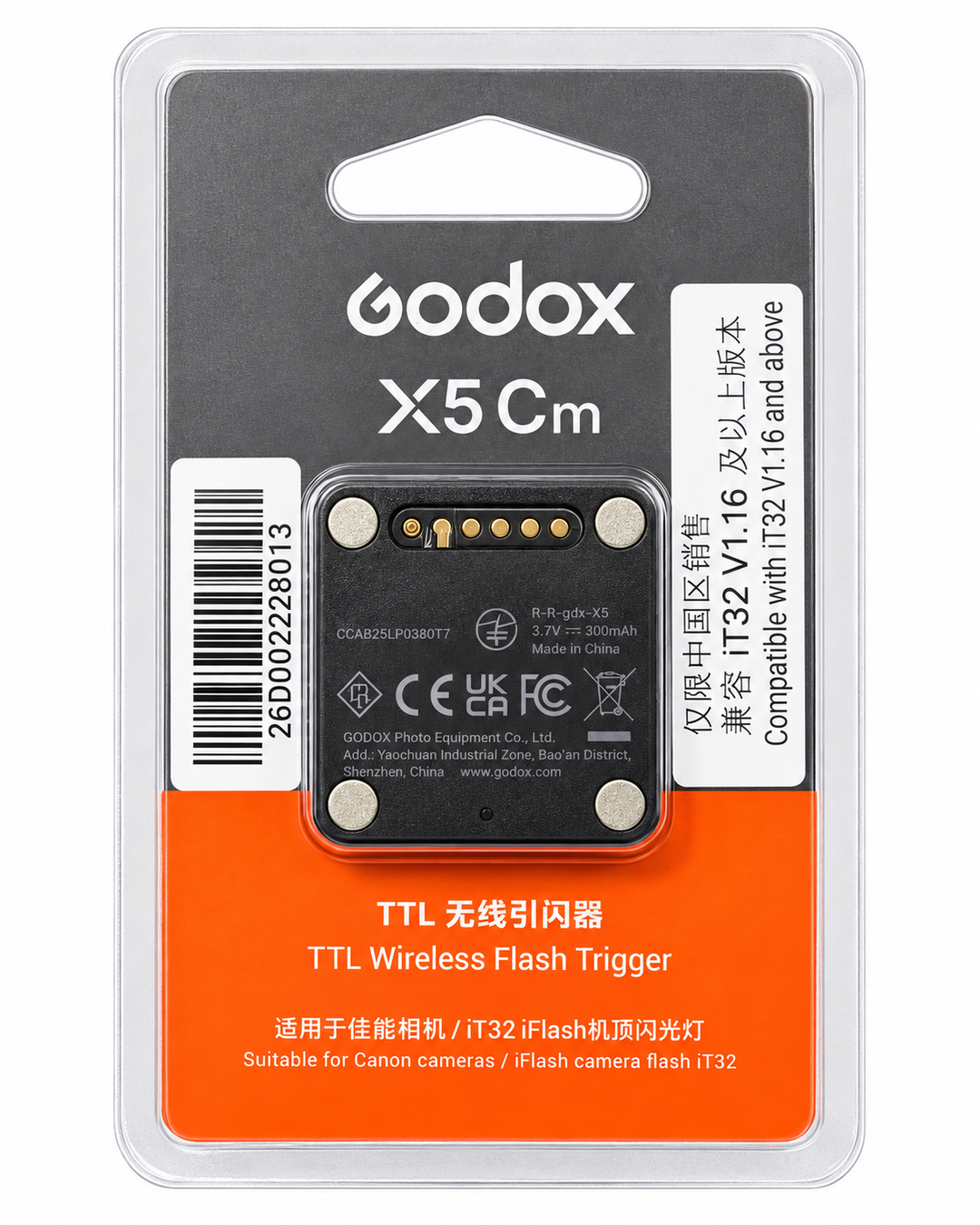 Flash Mini Y Disparador TTL Portatil Godox IT32