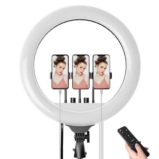 Aro De Luz Profesional 55cm - 65W + Trípode