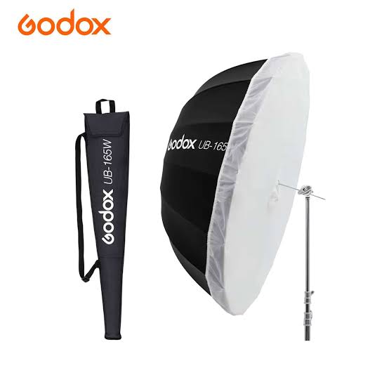 Sombrilla Tipo Broly Godox y Difusor 165 (D-S-W)