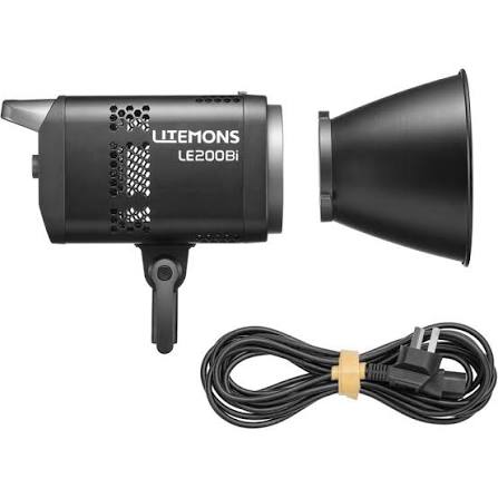 Lampara De Luz Led RGB 200W + Cono Reflector Litemons Godox LE200R