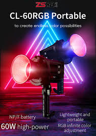 Luz Continua Generica 80W RGB Para Iluminacion Profesional