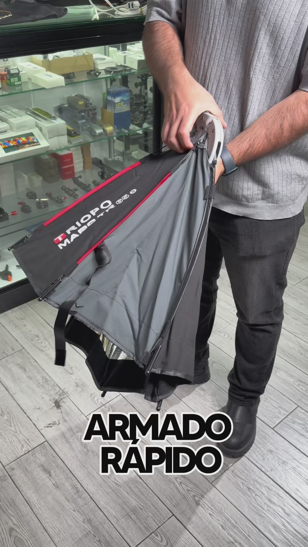 Softbox Octabox Para Montura Bowens Armado Rapido Triopo K3MARS