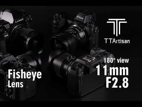 Lente Ojo De Pez Manual TTArtisan Ultra Gran Angular 11mm F/2.8 Para Canon Montura RF Full Frame