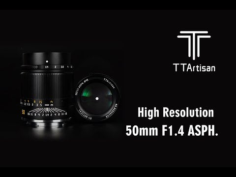 Lente 50mm De Enfoque Manual TTArtisan f/1.4 Para Canon Montura RF Full Frame