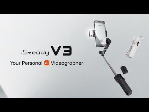Estabilizador Gimbal Para Smartphone con Rastreador AI - Luz - 3 Ejes Hohem iSteady V3 AI